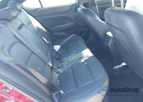 2018 Hyundai Elantra Sport из США, поврежденный, VIN KMHD04LB7JU480257